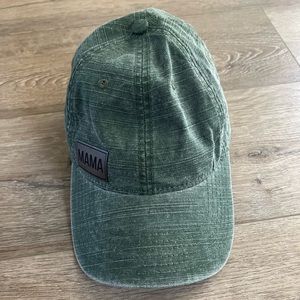 Women’s Mama Green Adjustable Hat
